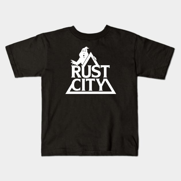 Rust City (Variant) Kids T-Shirt by BGSchoolcraft